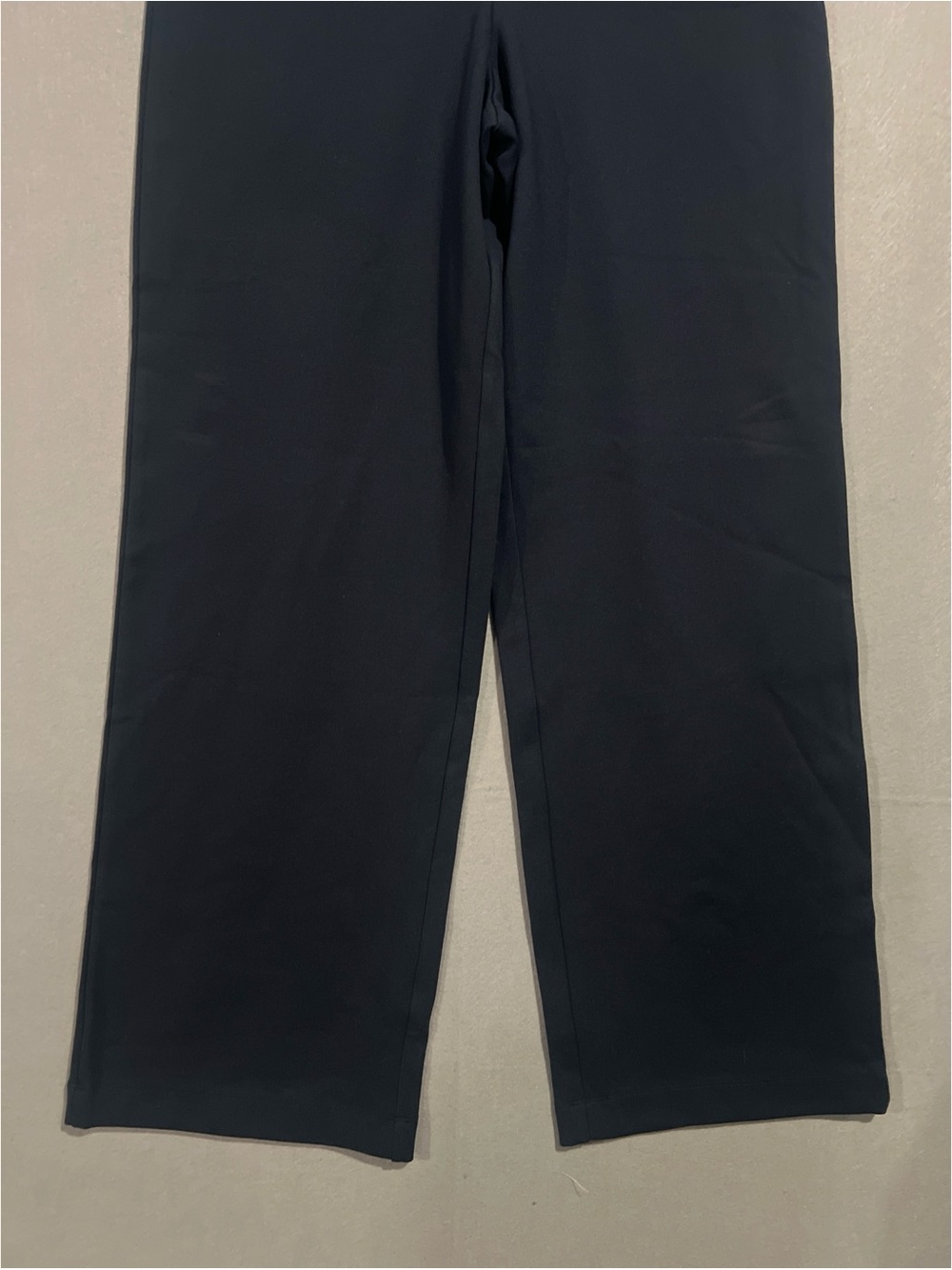 Quince Ultra-Stretch Ponte Wide Leg Pants Women’s Small Navy Blue - Picture 5 of 12